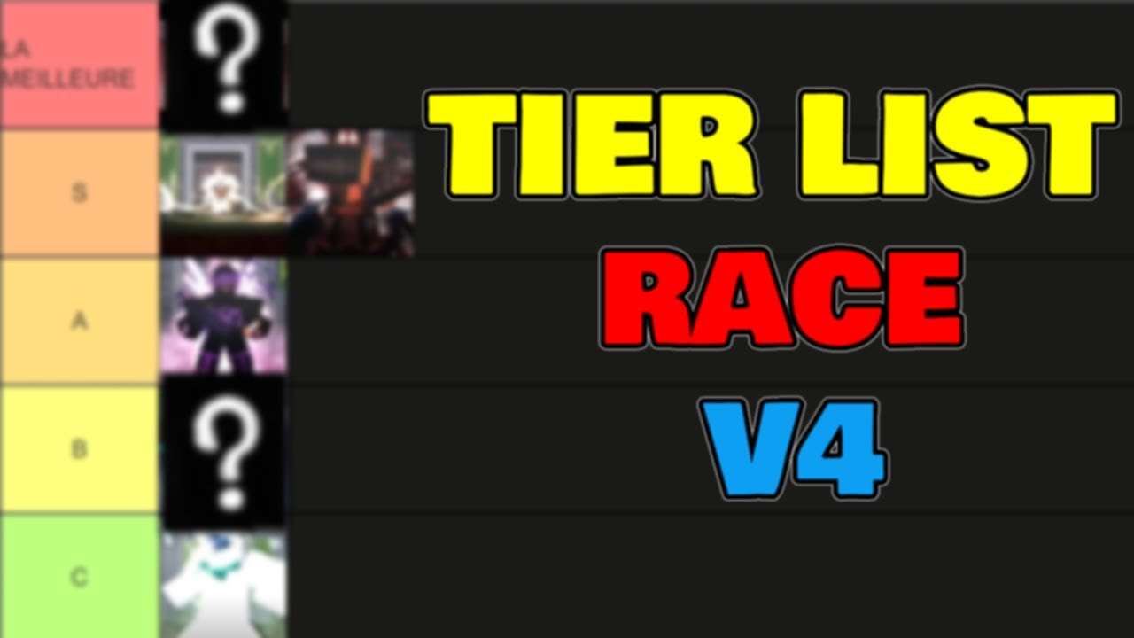 Create a Blox Fruits Race v4 Tier List - TierMaker