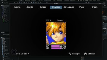 Godot 2D JRPG Progress Video - 1