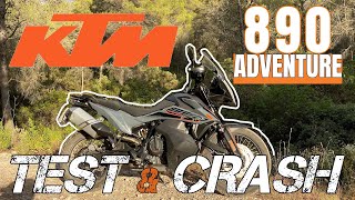 KTM 890 Adventure Prueba Review Test and Crash 2021 2022  motoTERAPIA#68