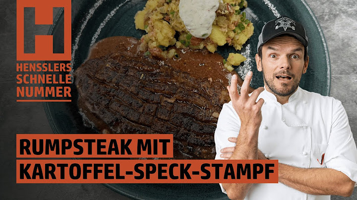 Schnelles Rumpsteak mit Kartoffel-Speck-Stampf Rezept von Steffen Henssler