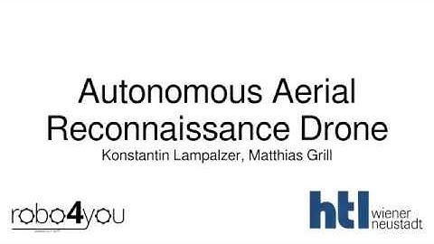 Autonomous Aerial Reconnaissance Drone