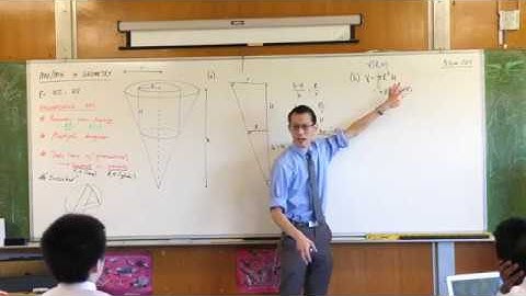 Max/Min in Geometry (2 of 3: Cylinder in a cone)