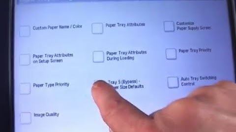 Configure Bypass Tray to Print on Customized Paper: Xerox® WorkCentre®  7300 Series