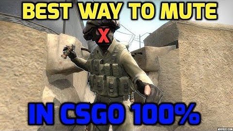 #1 BEST WAY TO MUTE PEOPLE IN CSGO - TIPS - 1080p HD