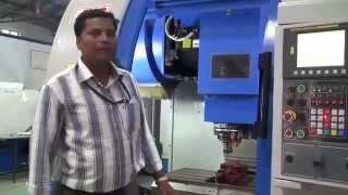 CNC Milling Operation Process in Telugu by Centurion University, Odisha