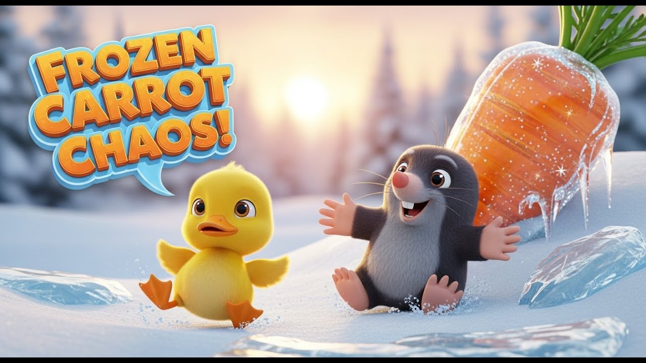 Frozen Carrot Chaos! 🥕❄️ Pip & Molly’s Cozy Winter Adventure