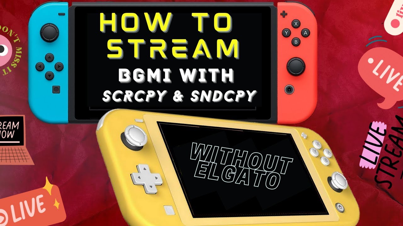 HOW TO STREAM BGMI WITHOUT ELGATO with SCRCPY & SNDCPY Screen