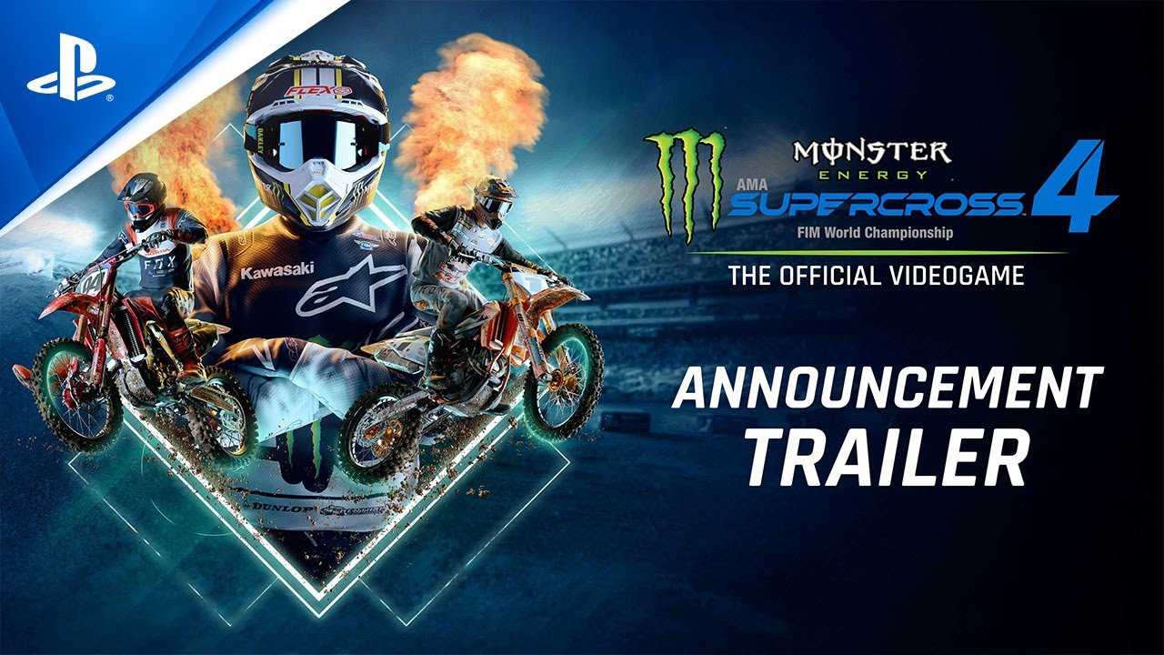 Monster Energy Supercross - The Official Videogame 4 - Announcement Trailer | PS5, PS4