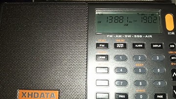 XHDATA D808 13881 khz USB HF Weather Fax  DWD PINNEBERG Germany UTC: 19:40