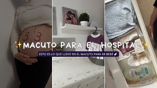 Bolso hospital  (versión bebé)   ¿qué necesita un bebé? | Miriam Rodriguez