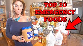 Top 20 Food Items You Should Have On The Shelf For Emergency Preparedness