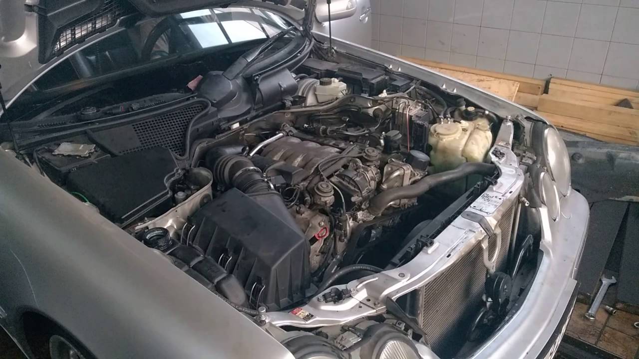 W210 E240 2.6 V6 Pierwsze odpalenie - YouTube