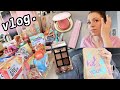 VLOG // costco + trader joe's grocery haul, my 10-minute makeup routine, my taco bell order lol