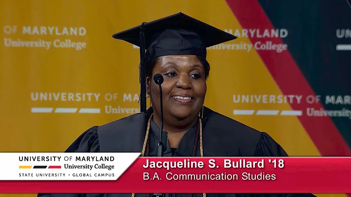 UMUC Commencement Student Speaker: Jacqueline S. B...