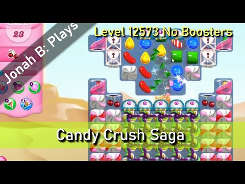 Candy Crush Saga Level 12573 No Boosters - YouTube