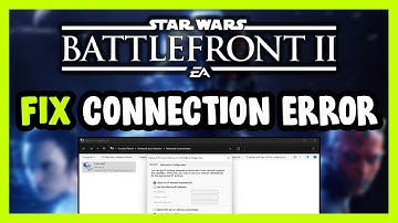 How to FIX STAR WARS Battlefront 2 Connection / Server Error!