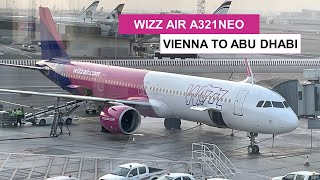 TRIP REPORT | Vienna ✈ Abu Dhabi | 6 hours on an Airbus A321neo | Wizz Air