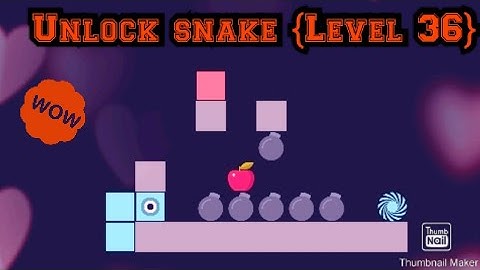 Unlock snake level 36 solution