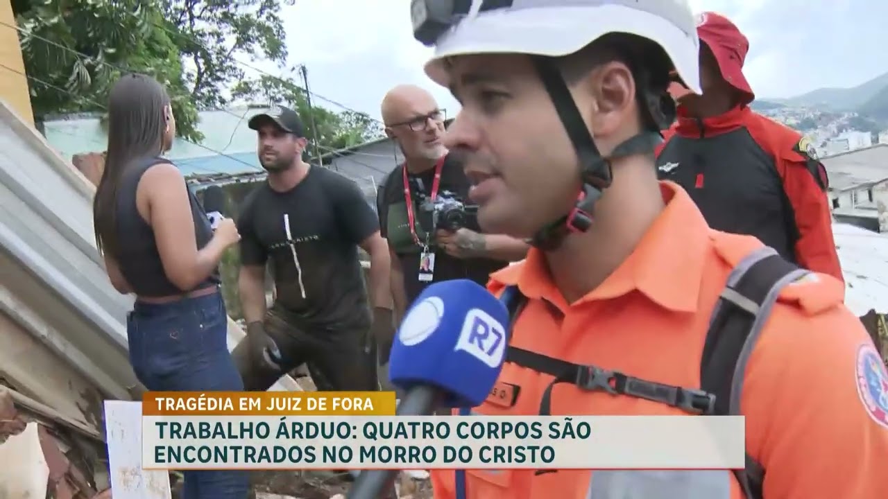 Quatro corpos são encontrados em novo deslizamento em Juiz de Fora (MG)