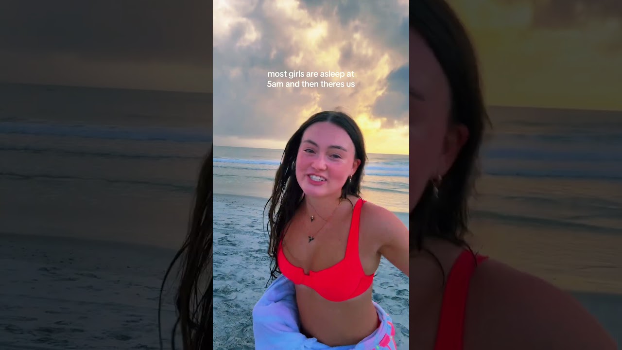 early morning sunrise swim!! 