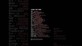 Learn for#free #coding #ai #artificialintelligence #computer #hack #python #java #india #world