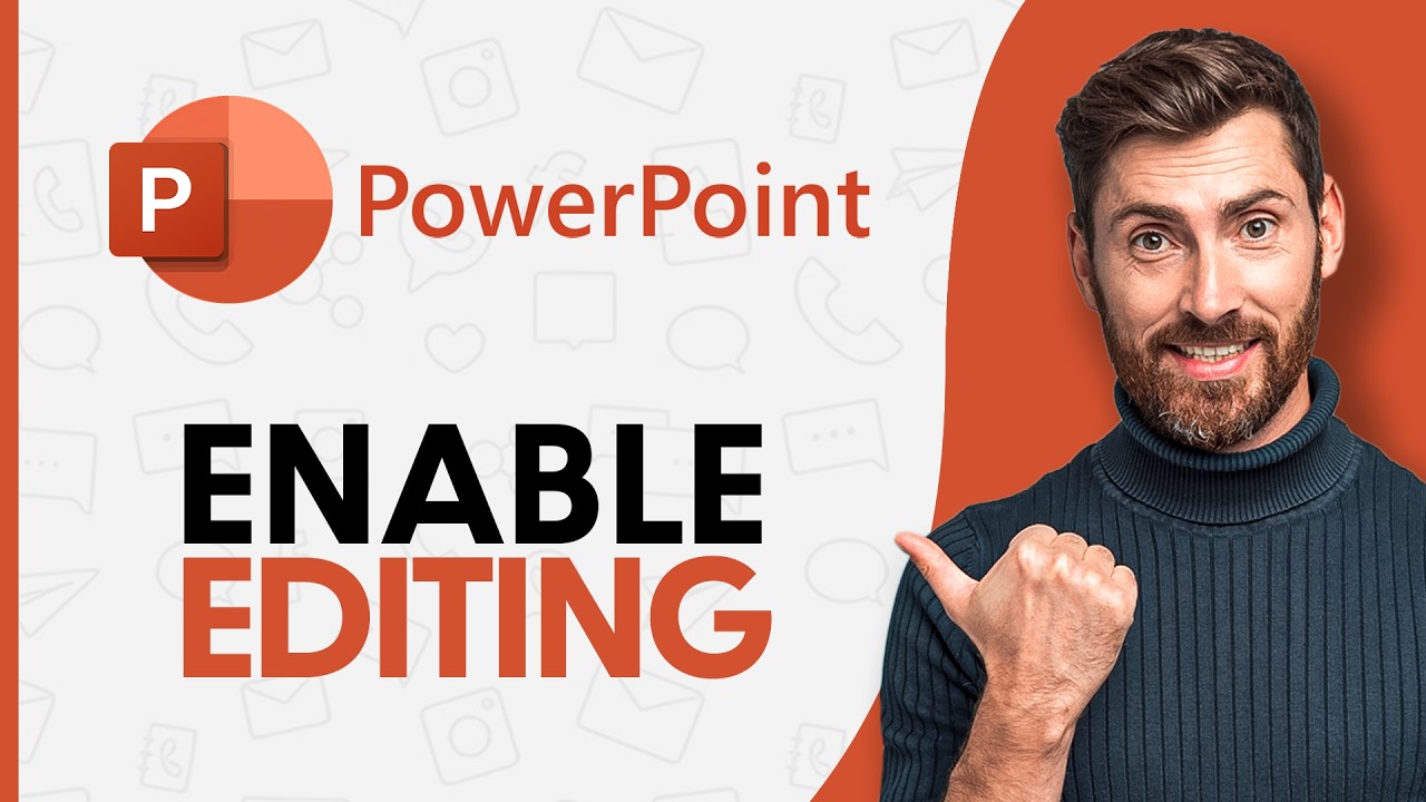 How to Enable Editing in PowerPoint Presentation - Step by Step - YouTube