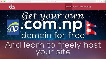Registering .com.np domain name and hosting your site