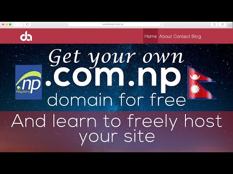 Registering .com.np domain name and hosting your site