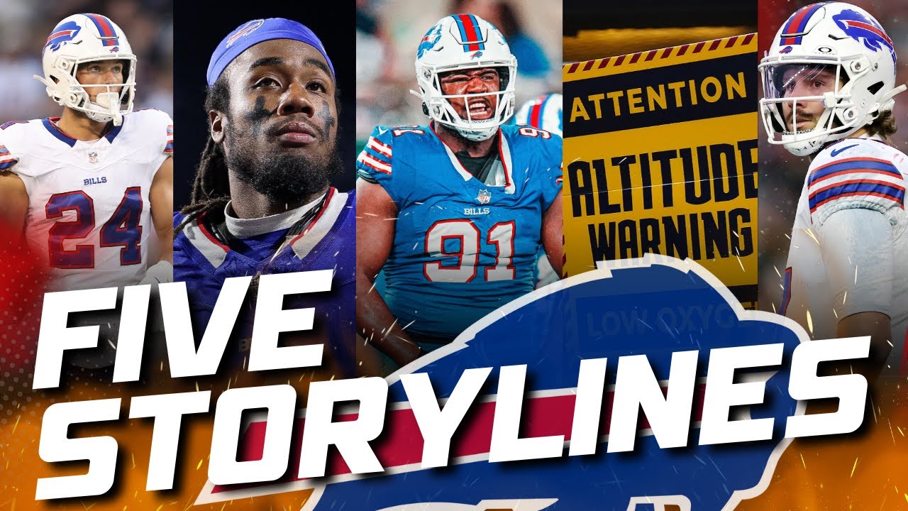 Five BILLS STORYLINES vs the Broncos: Ed Oliver is BACK, needing James to COOK & ALTITUDE in Denver