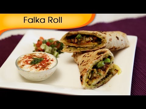 Falka Roll Indian Vegetable Wrap Healthy Tiffin Snacks Bnch Recipe By Annuradha Toshniwal-11-08-2015