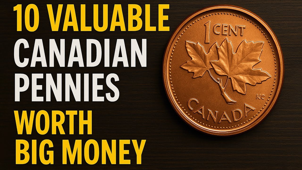 10 VALUABLE CANADIAN PENNIES WORTH BIG MONEY – RARE ONE CENT COINS YOU COULD FIND!!