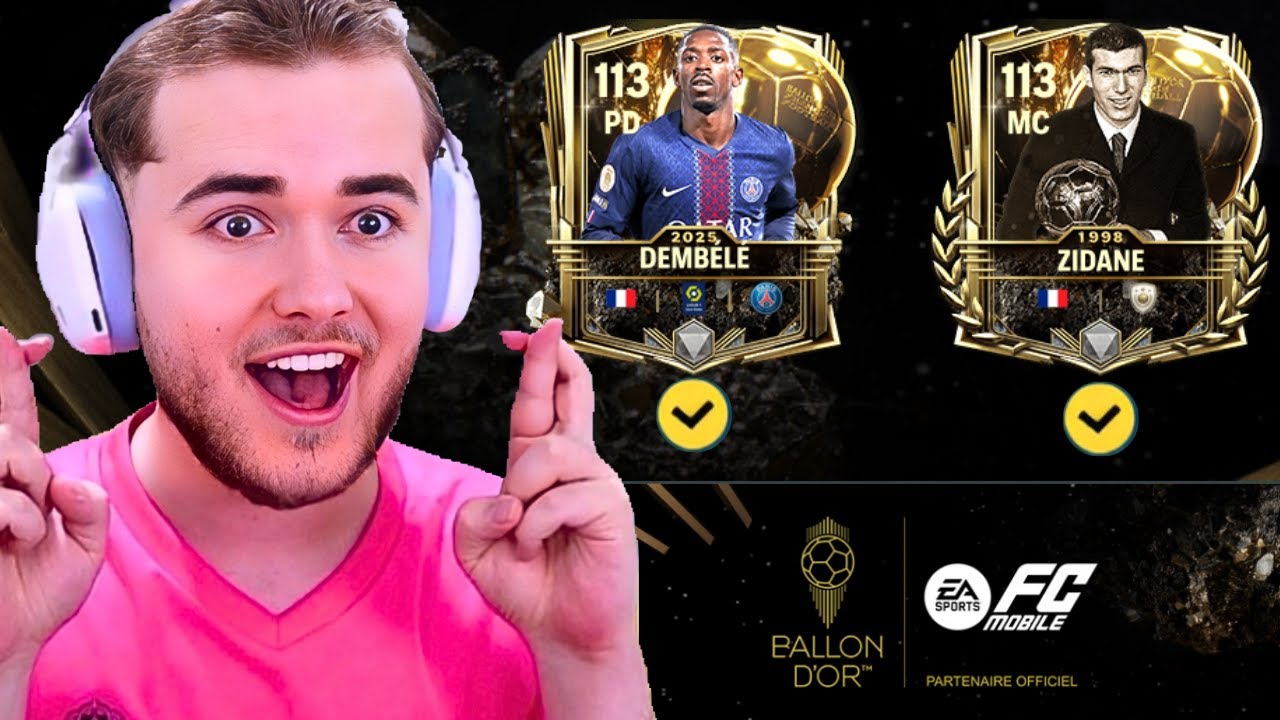 FINALMENTE EU ABRI TODOS os PACOTES da BOLA DE OURO de GER 113 no FC Mobile 26