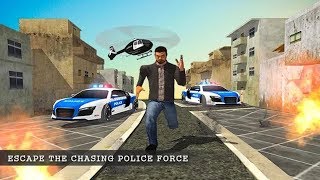 Mad City Rooftop Police Squad (Action And Crazy Game) - Police car run on the road screenshot 2