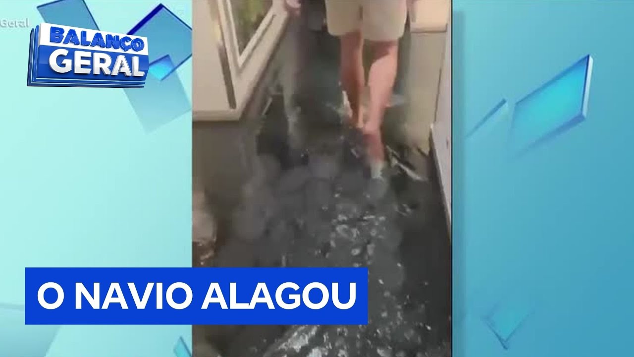 Alagamento em cruzeiro que rumava ao Nordeste causa transtornos a passageiros