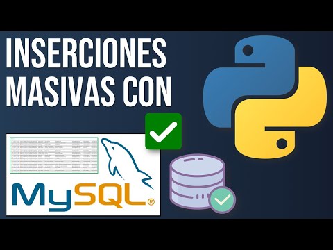 Python: Inserción Masiva de Datos en MySQL | Cómo insertar datos masivos con Python y SQL ✅