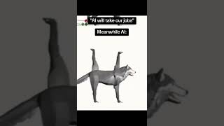 Ai Wolf Goes Hard  shorts ai meme funny
