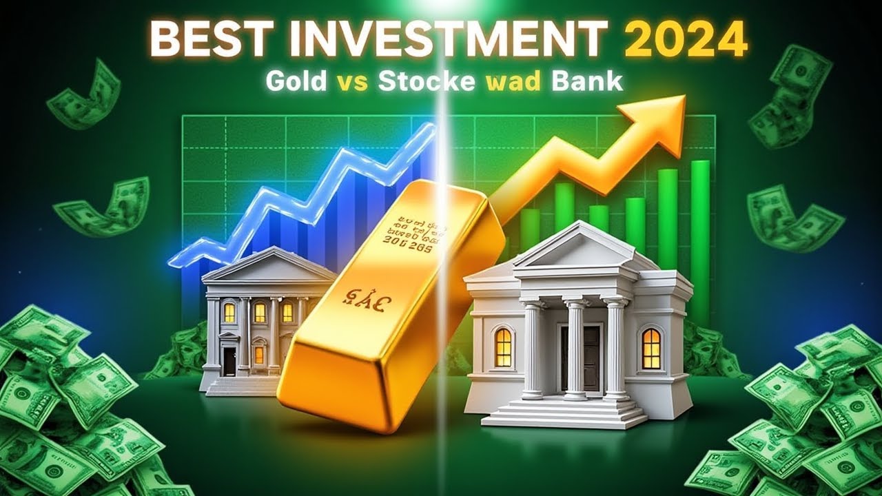Best Investment Options in Pakistan 2024: Gold, Stocks, Property, or Bank? (Complete Comparison)
