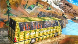 US Army Prisoner Transport Simulator  - Coach Bus Military Transporter Driver - Android GamePlay screenshot 4