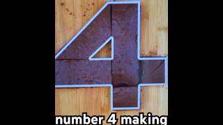 4 Number Making With Square Sponge Witjout Number Mold