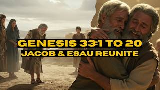Match Highlights GENESIS 33:1 TO 20 - Forgiveness After the Fight 🤝 Jacob & Esau Reunite