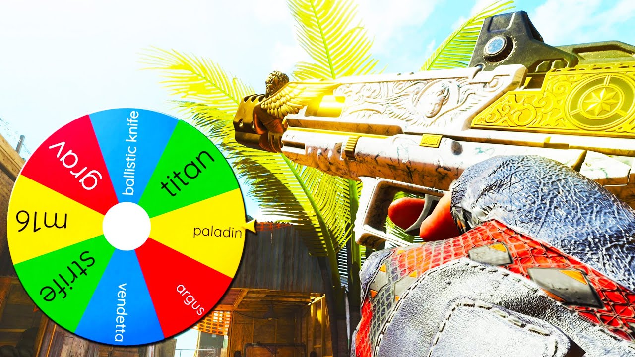 ВРАЩЕНИЕ КОЛЕСА ВЫБИРАЕТ МОЁ ОРУЖИЕ В BLACK OPS 4...