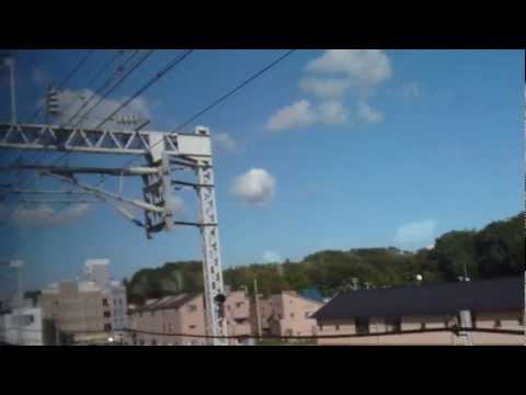 東海道新幹線小田原・新横浜間車窓風景