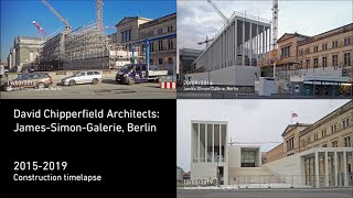 David Chipperfield Architects: James-Simon-Galerie, Berlin. Construction timelapse