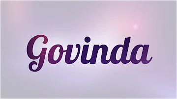 ¿Qué significa Govinda?