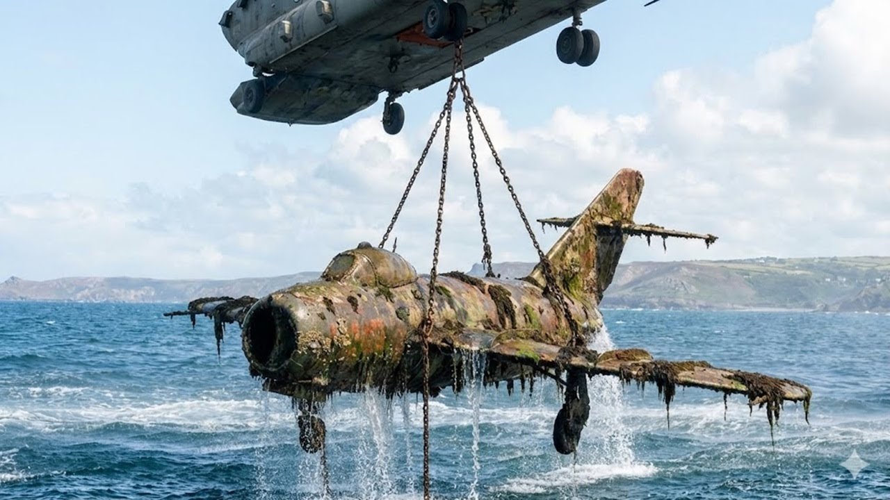Sunken MiG 17 Comes Back to Life – Incredible Deep Sea Restoration!