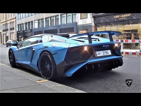 Supercars In London (Part 32) - Baby Blue Aventador SV, Turqoise M4 & More!