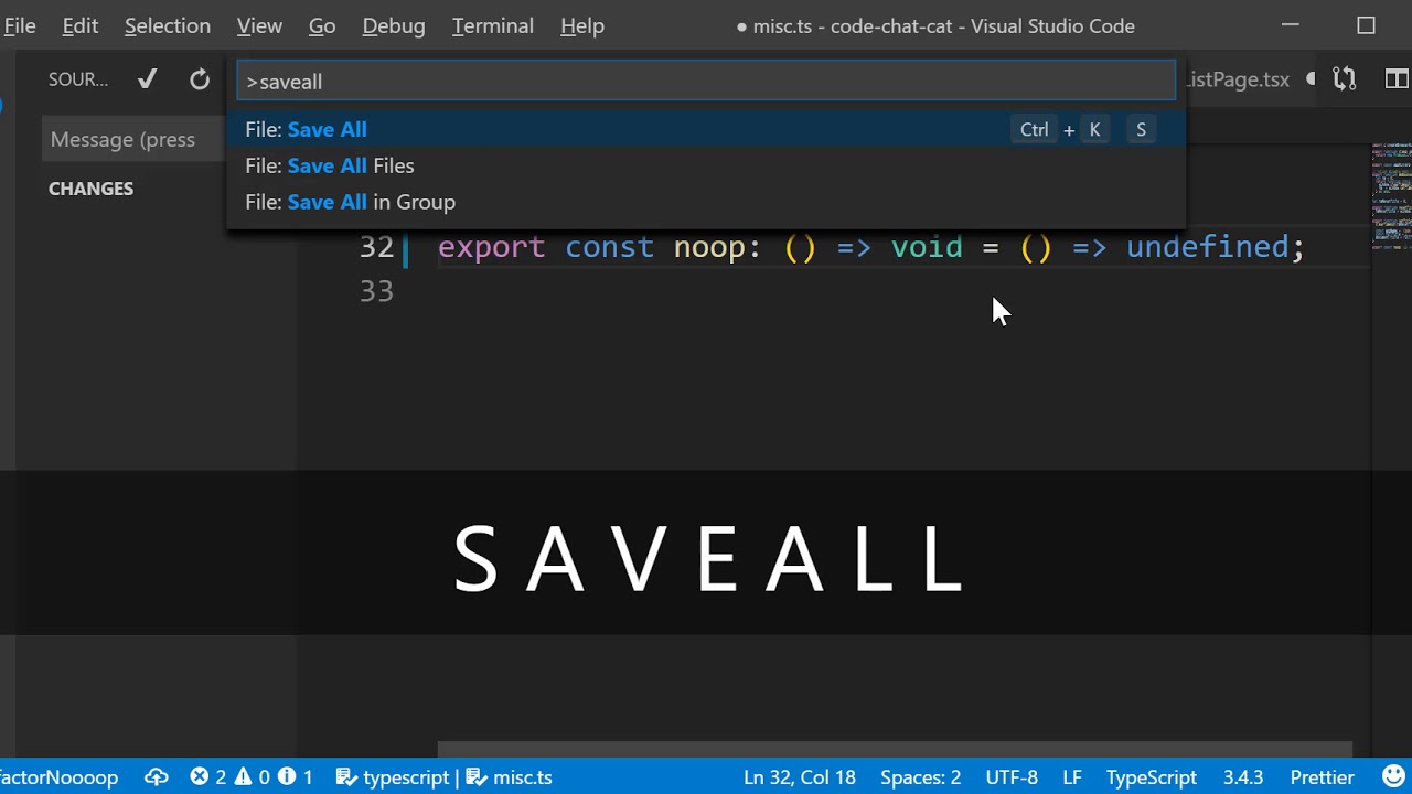 Renaming TypeScript module updates all files by VS Code - YouTube