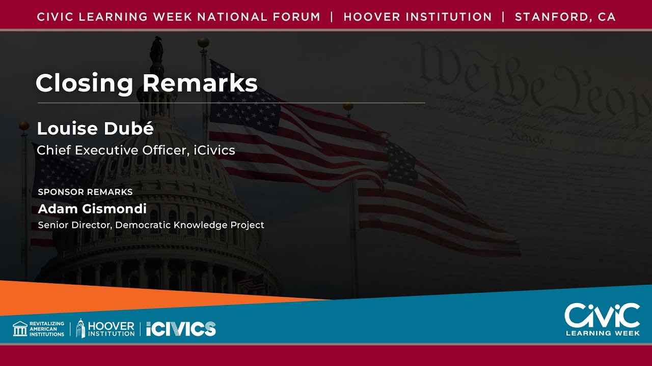 The Future of Civic Learning | Civic National Forum | Hoover Institution