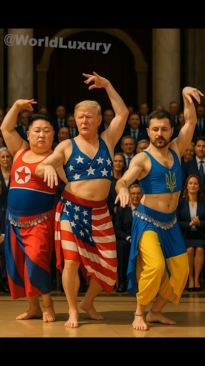 When Trump, Kim & Zelensky Join the Belly Dance – parody