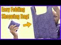 Sew an easy folding shopping bag  full tutorial